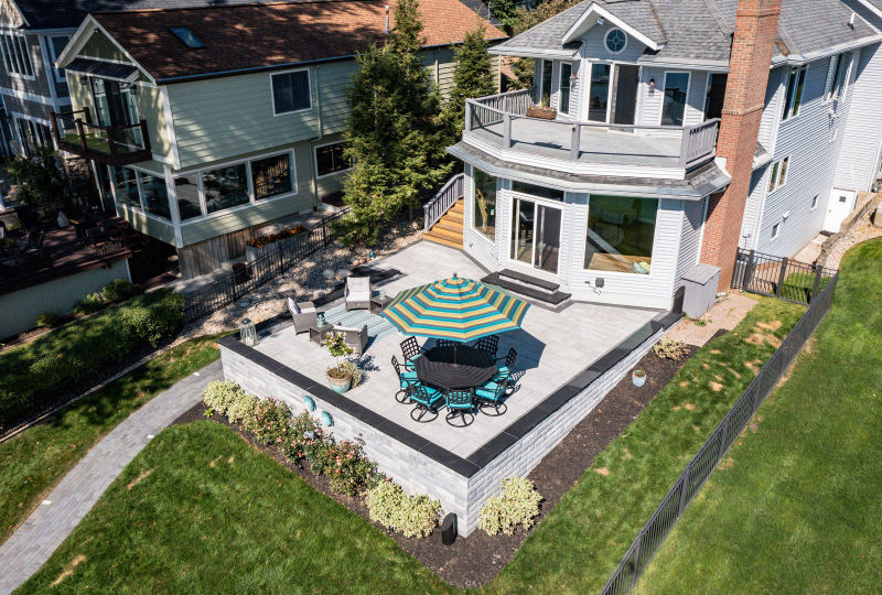 Elevated patio