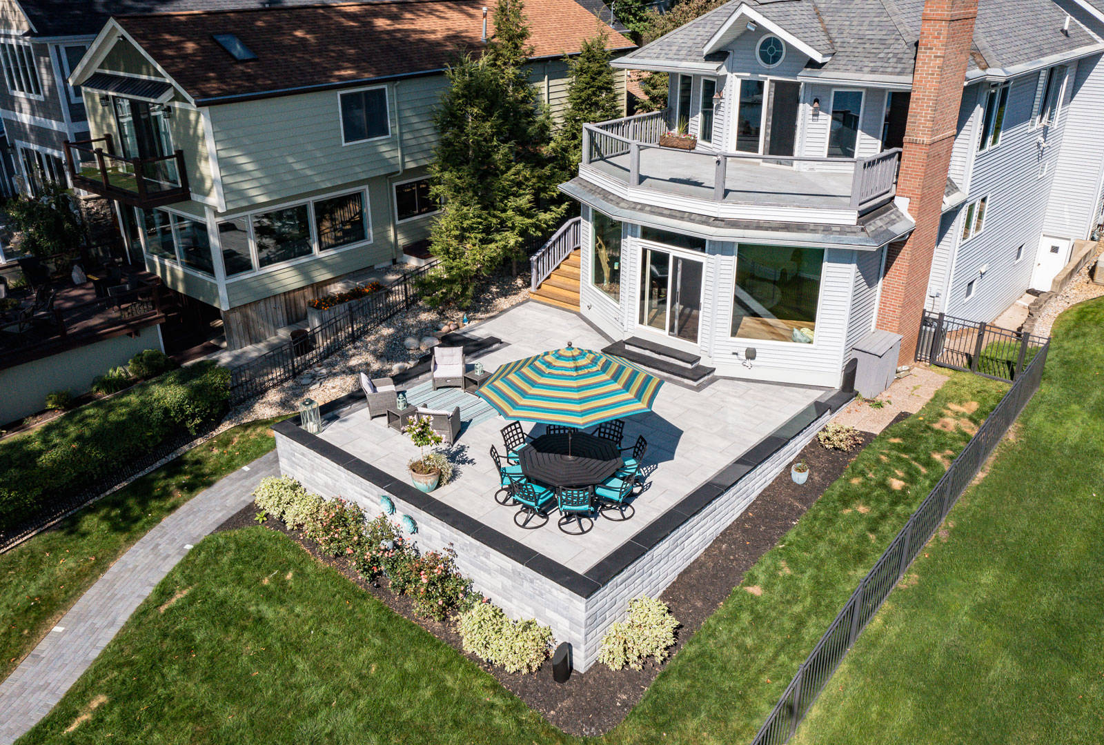 Elevated patio